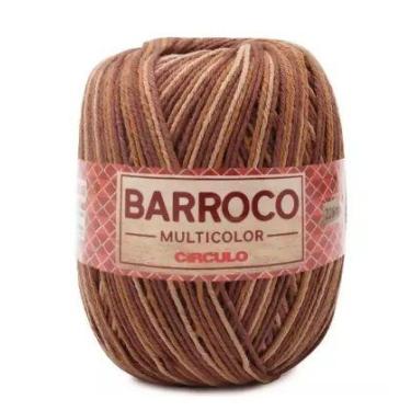 Imagem de Barbante Barroco Multicolor 4/6 200g Cor 9027 Tronco - Círculo - no-br