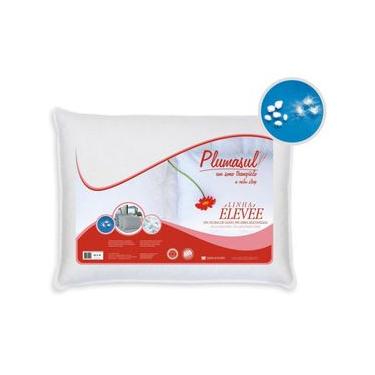 Imagem de Travesseiro Fibras Siliconizadas e Plumas de Ganso Plumasul - 50 x 70 cm Branco