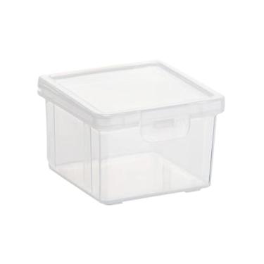 Imagem de Suporte quadrado para almofadas de algodão, dispensador de suporte Qtip,Distribuidor de cotonetes - Caixa de suporte de armazenamento de maquiagem de cosméticos, caixa de armazenamento de cotonete de