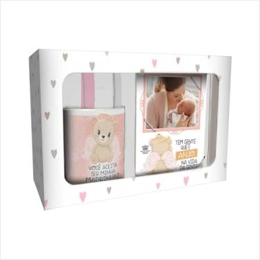 Imagem de Genérico, Caixa Presente Porta-Retrato E Caneca Cor:Baby Rosa