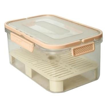 Imagem de Recipientes de armazenamento de frutas para geladeira,Recipientes de armazenamento de geladeira de frutas, Caixa portátil para conservação de produtos frescos, Caixa de conservação fresca para geladei