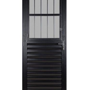 Imagem de Porta Postigo Vidro Mini Boreal 210x90cm Ecosul Esquadrisul Abertura D