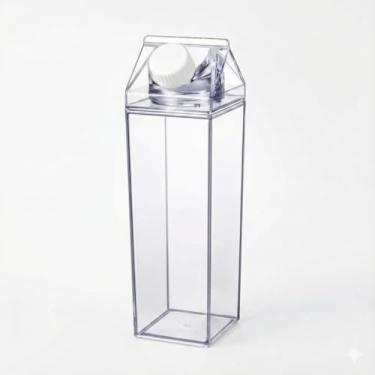 Imagem de Organizador de Geladeira Acrílico para Leite e Suco 1L com Tampa Hermética | Pote Organizador Não Vaza para Cozinha(1L)