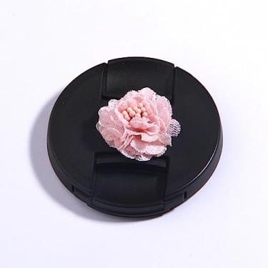 Imagem de NevStp 10 peças de flores artificiais feitas à mão de chiffon rosa para convites de casamento, chapéus, 9