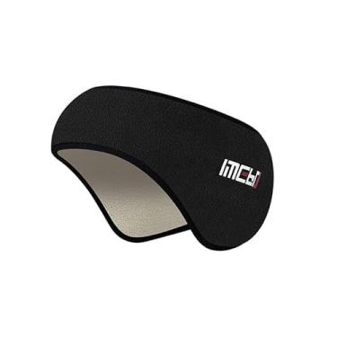 Imagem de Máscara para dormir que envolve as orelhas, para homens e mulheres, antiruído, velcro ajustável, adequada para casa, viagem e escritório (preta)