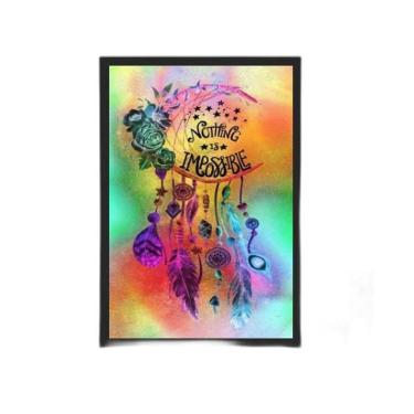 Imagem de Quadro Guirlanda Natal Verde 45X34cm - Decoração Elegante