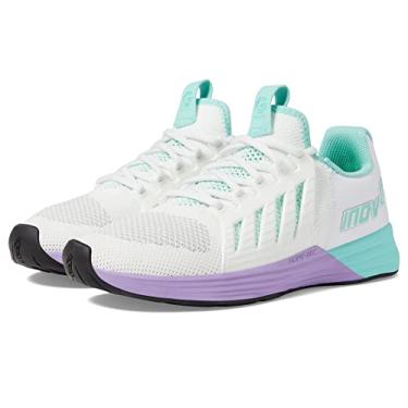 Imagem de INOV8 Tênis feminino de corrida, Branco/Azul/Roxo, 36