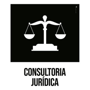 Imagem de Kit 3 Placas Consultória Jurídica Desenho