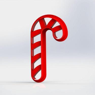 Imagem de Cortador Natal Bengala Tamanho 6Cm