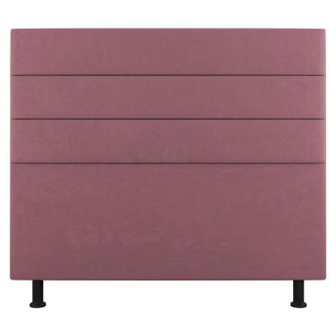 Imagem de Cabeceira Cama Box Casal Queen Size Malik 160cm Suede Rosé - Abmaza