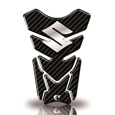 Imagem de Protetor De Tanque Adesivo Moto Gsx-R Gsx-S Suzuki Carbono Preto