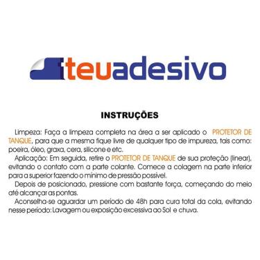 Imagem de Protetor De Tanque Adesivo Carbono Moto Honda, Yamaha E Suzuki Azul E Preto
