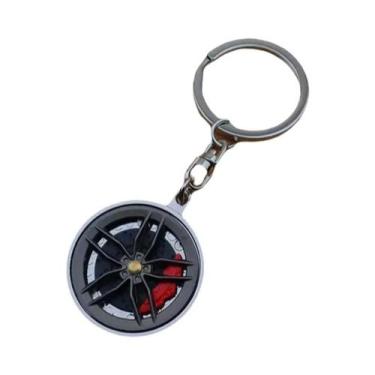 Imagem de Chaveiro De Roda De Liga Leve E Disco De Freio, Acessório Automotivo C