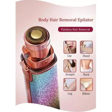 Imagem de Depilador 2 em 1 Batom Aparador Removedor de Pelos Facial - Wcan