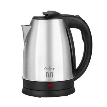 Imagem de Chaleira Elétrica Inox 1,8L com Base Antiderrapante e Led 127v-1000w P