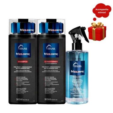 Imagem de Truss Frizz.Zero Shampoo e Condicionador 300ml + Frizz Zero 260ml