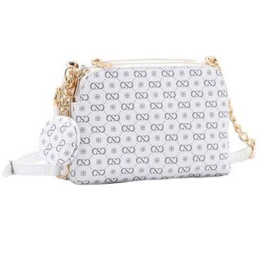 Imagem de Bolsa Feminina Chenson CG85088 Original Elegance Luxo Cor: Off White, 