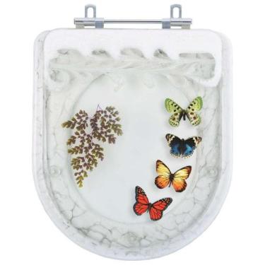 Imagem de Acento Sanitário Deca Vogue Plus Branco com 4 Borboletas - Pontto Lava