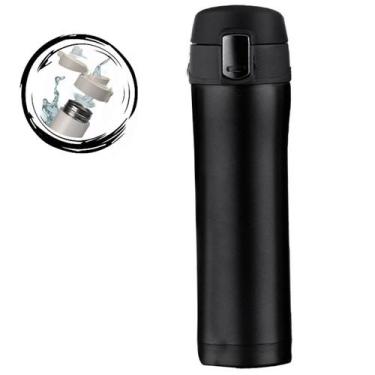 Imagem de Garrafa Termica em Aço Inox Squeeze Academia 500ml - Tesla Store, Pret