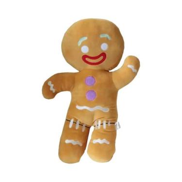 Imagem de Boneco De Pelúcia Homem De Gengibre, Brinquedo De Biscoito De Desenho 