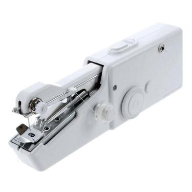 Imagem de Maquina De Costura Portatil Mini Eletrica Manual A Pilha Costura Jeans E Seda Completa