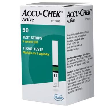 Imagem de Tiras Accu-Chek Active 50 Unidades - Accu Chek