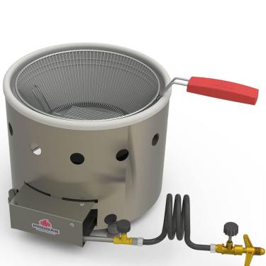Imagem de Tacho Fritador Redondo Progás A Gás Alta Pressão Com Capacidade De 3 Litros Pr-310g G2 P38226