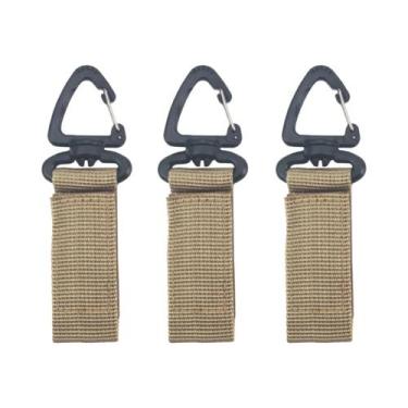 Imagem de Mosquetão De Nylon Giratório 360 graus Com Gancho Para Chaves, Fivela 