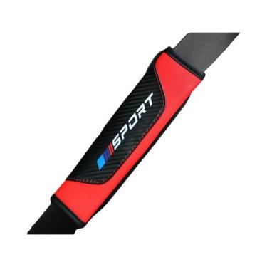 Imagem de Capas De Alça De Cinto De Segurança Em Fibra De Carbono (2 Peças) Para