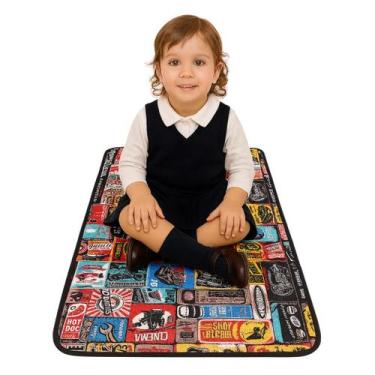 Imagem de Esteira Escolar Infantil Impermeável 150x70cm para Atividades e Recrea