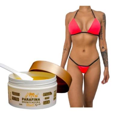 Imagem de Parafina Bronzear + Biquíni Imita Marquinha Da Fita Isolante - Lorkin