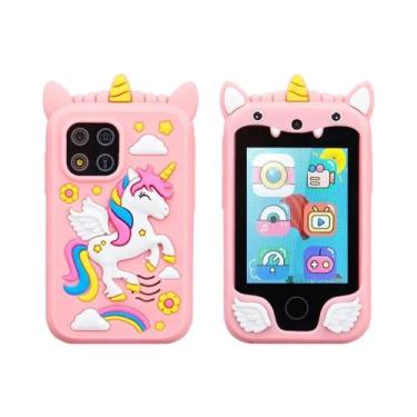 Imagem de Telefone Inteligente Com Tela Sensível Ao Toque Para Crianças, Câmera,