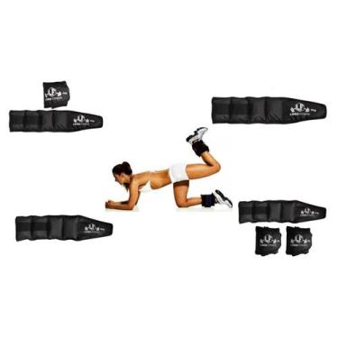 Imagem de Kit Treino Funcional com 2 Pares de Caneleira 1KG e 2KG MOB LORD FITNE
