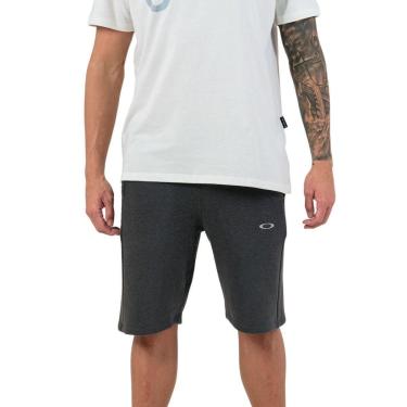 Imagem de Bermuda Oakley Fleece Masculina - Preta GG-Masculino