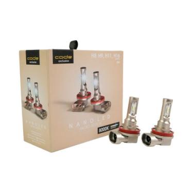 Imagem de Lâmpada Automotiva NanoLed ME H8 H9 H11 H16 12V 8000K - Code, NANO LED