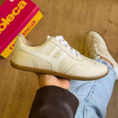 Imagem de Tênis Feminino Moleca Casual Confortável Baixo Original - 5827.101- Nude-Masculino