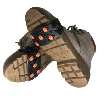 Imagem de Crampons Antiderrapantes Unissex Com 5 Pinos Para Montanhismo E Escala