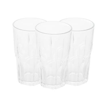 Imagem de Conjunto 3 Copos Altos de Vidro Ester 295ml 12,5x7,5 Cm Lyor