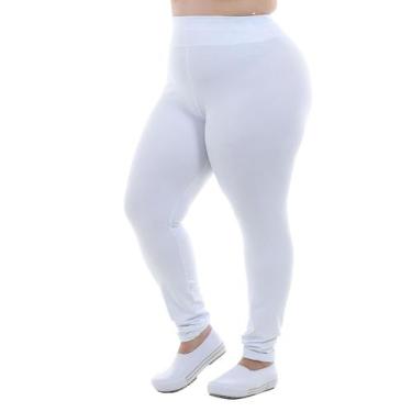 Imagem de Plus Size - Calça Legging Cintura Alta em tecido Suplex Cor:BrancoTama