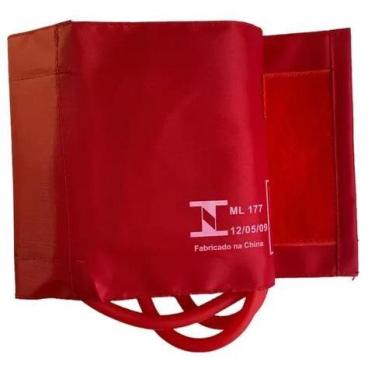 Imagem de Braçadeira Adulto Nylon Fecho de Contato  BIC, Vermelho