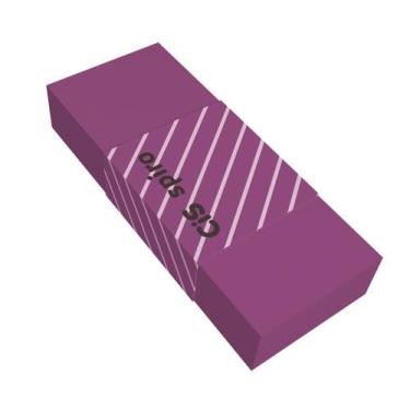 Imagem de Borracha Spiro-Cores-Cis, Roxo
