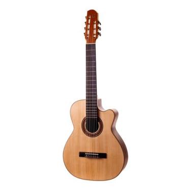 Imagem de Violão eletroacústico rozini rx207at premium 7c cutaway, Natural