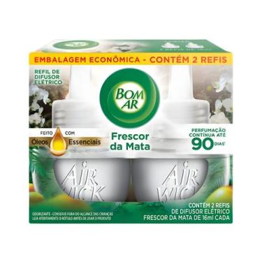 Imagem de 2 Refil Para Difusor Elétrico Frescor Da Mata Air Wick 16ml - Bom Ar