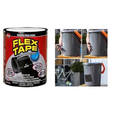 Imagem de Fita Adesiva Tape Flex Vedação Reparos Impermeável Vazamento Cano Resi