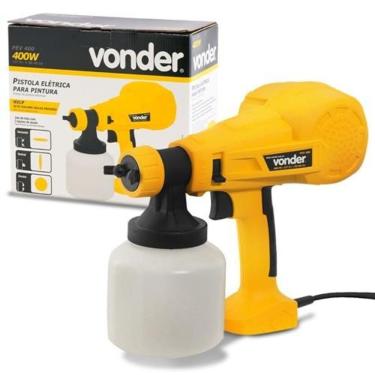 Imagem de Pistola Elétrica para Pintura PEV400 400W Sistema HVLP sem Compressor 800ml 110V Vonder