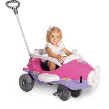 Imagem de Veículo para Bebê Aeroh RS 2 em 1 com Som e Luz e Capacete Calesita Brinquedos