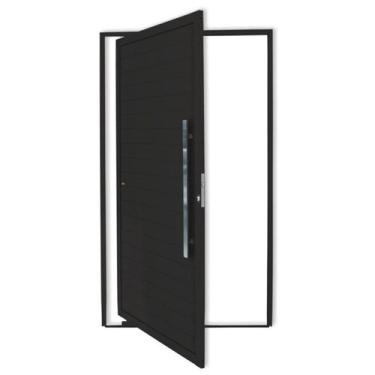 Imagem de Porta Pivotante Lambril com Puxador Super 210cm x 100cm Brimak Abertur