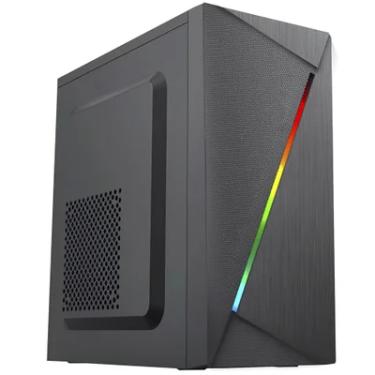 Imagem de Gabinete Gamer Vortex, Preto, Mid Tower, Com Faixa De LED