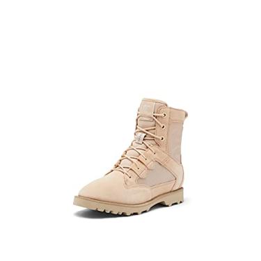 Imagem de SOREL Bota feminina OTM Caribou — Botas de neve impermeáveis de camurça e nylon, Bronzeado natural, bronze britânico, 6