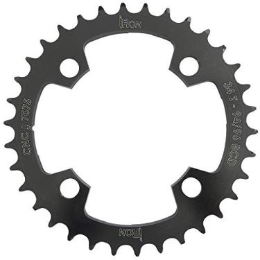 Imagem de Coroa Iron Indexada BCD96 38T Compatível com Shimano Novo Duplo 7000/8000 Preto